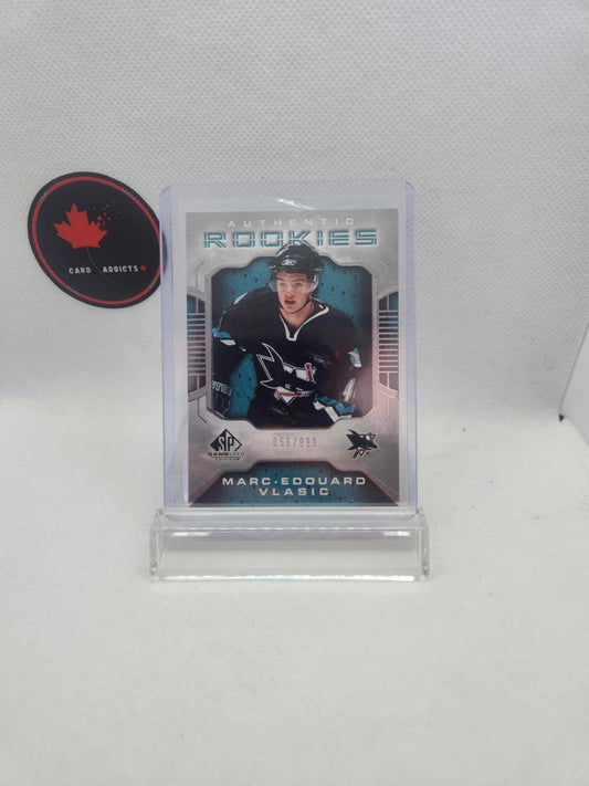 2006-07 SP GAME USED MARC-EDOUARD VLASIC ROOKIE /999 SAN JOSE SHARKS #151