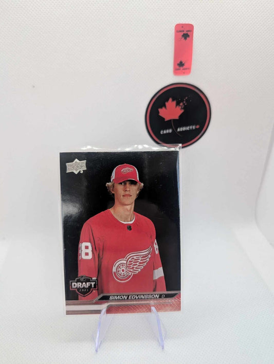 2023-24 UD Extended Series Simon Edvinsson First Round Draft Detroit Red Wings
