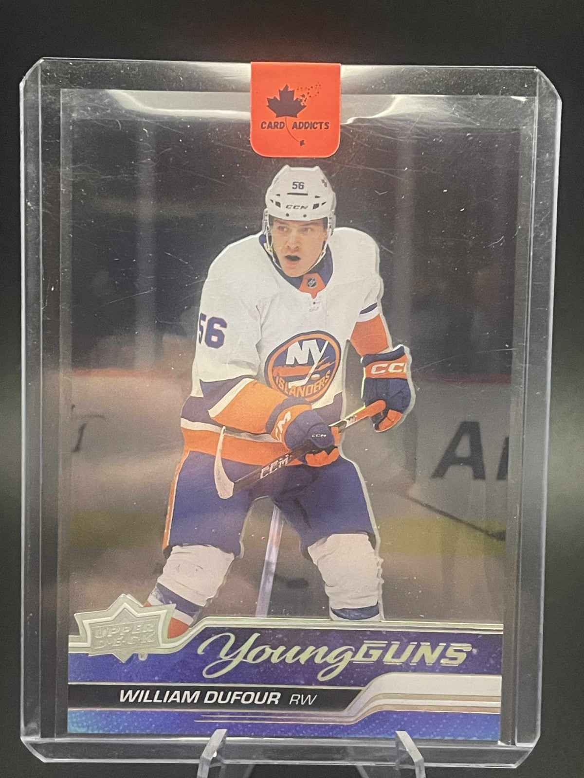2023-24 UPPER DECK William Dufour YOUNG GUNS ROOKIE ACETATE Ultra Rare