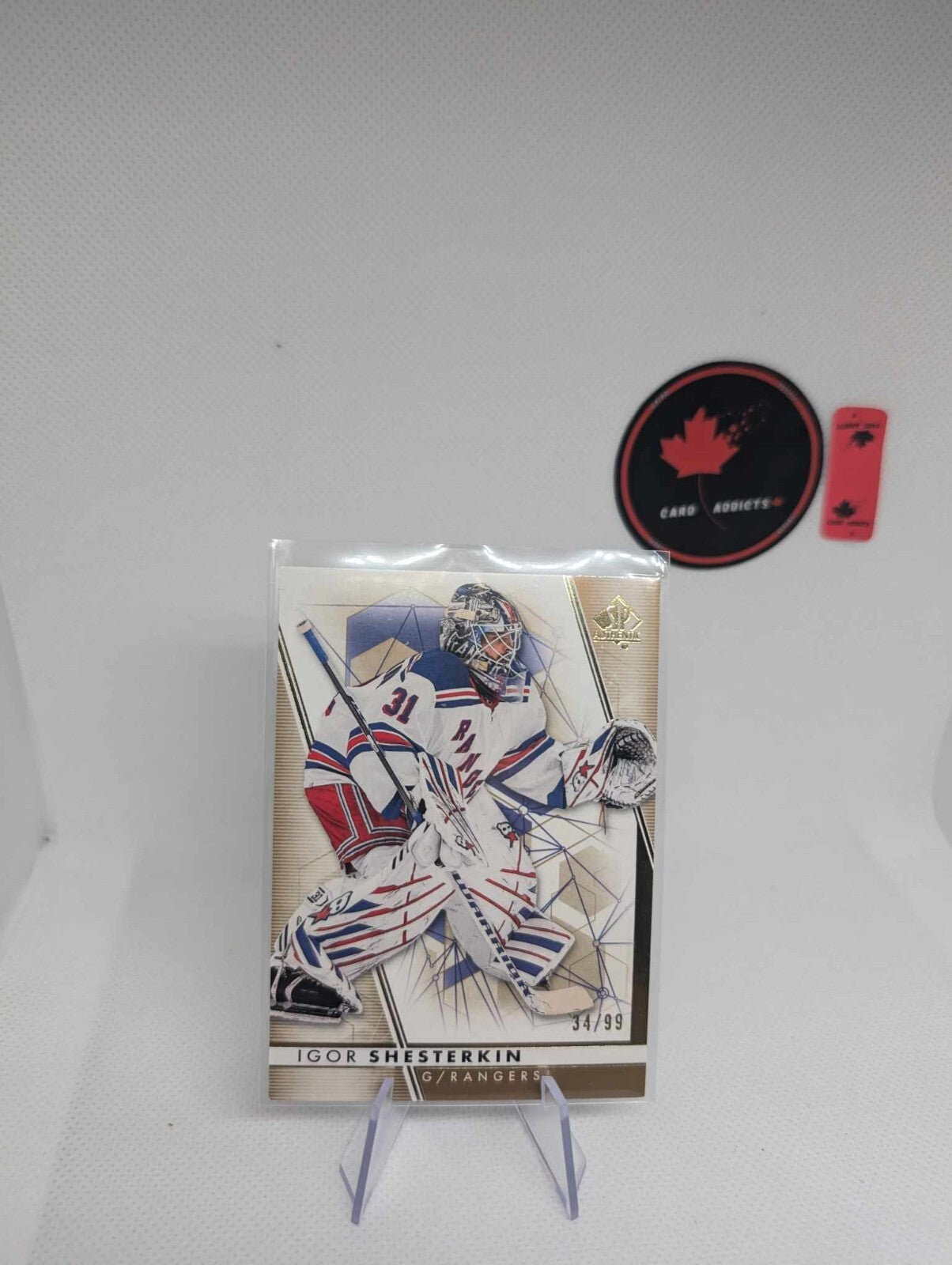 2022-23 SP Authentic Limited Gold #100 Igor Shesterkin /99 - New York Rangers