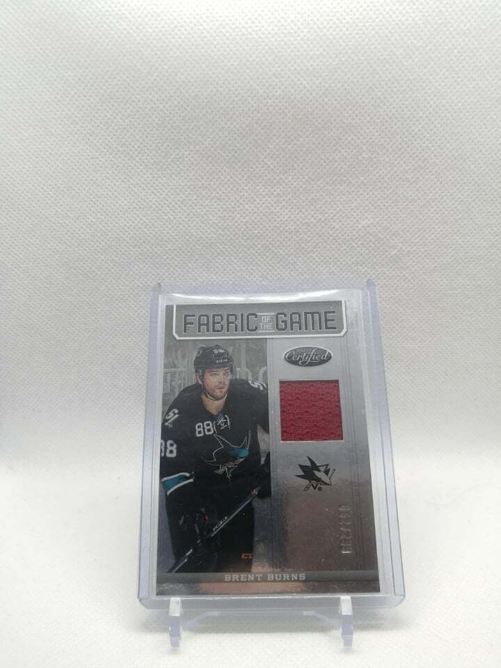 2012-13 Certified Fabric of the Game /299 Brent Burns #FOG-BUR