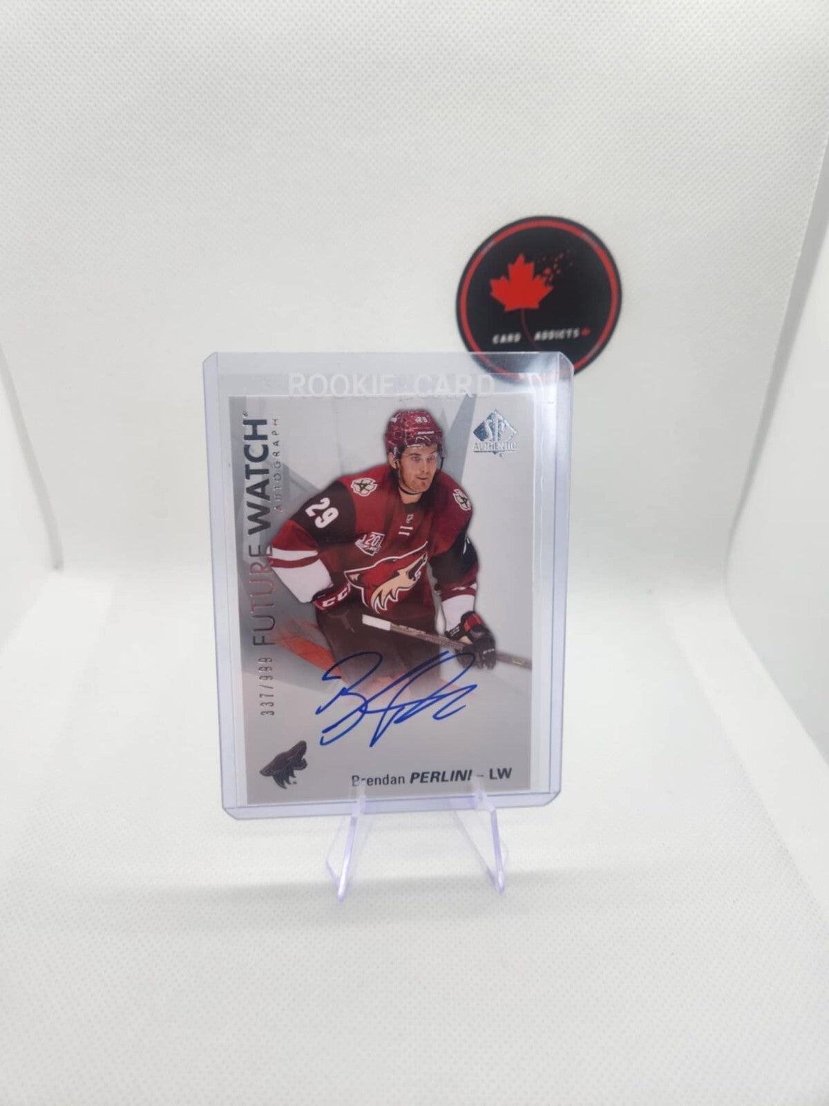2016-17 SP Authentic Future Watch #186 Brendan Perlini /999 Rookie Auto