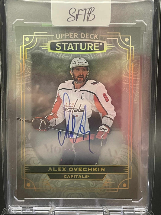 UD Stature 2022-23 Alex Ovechkin Auto WOW