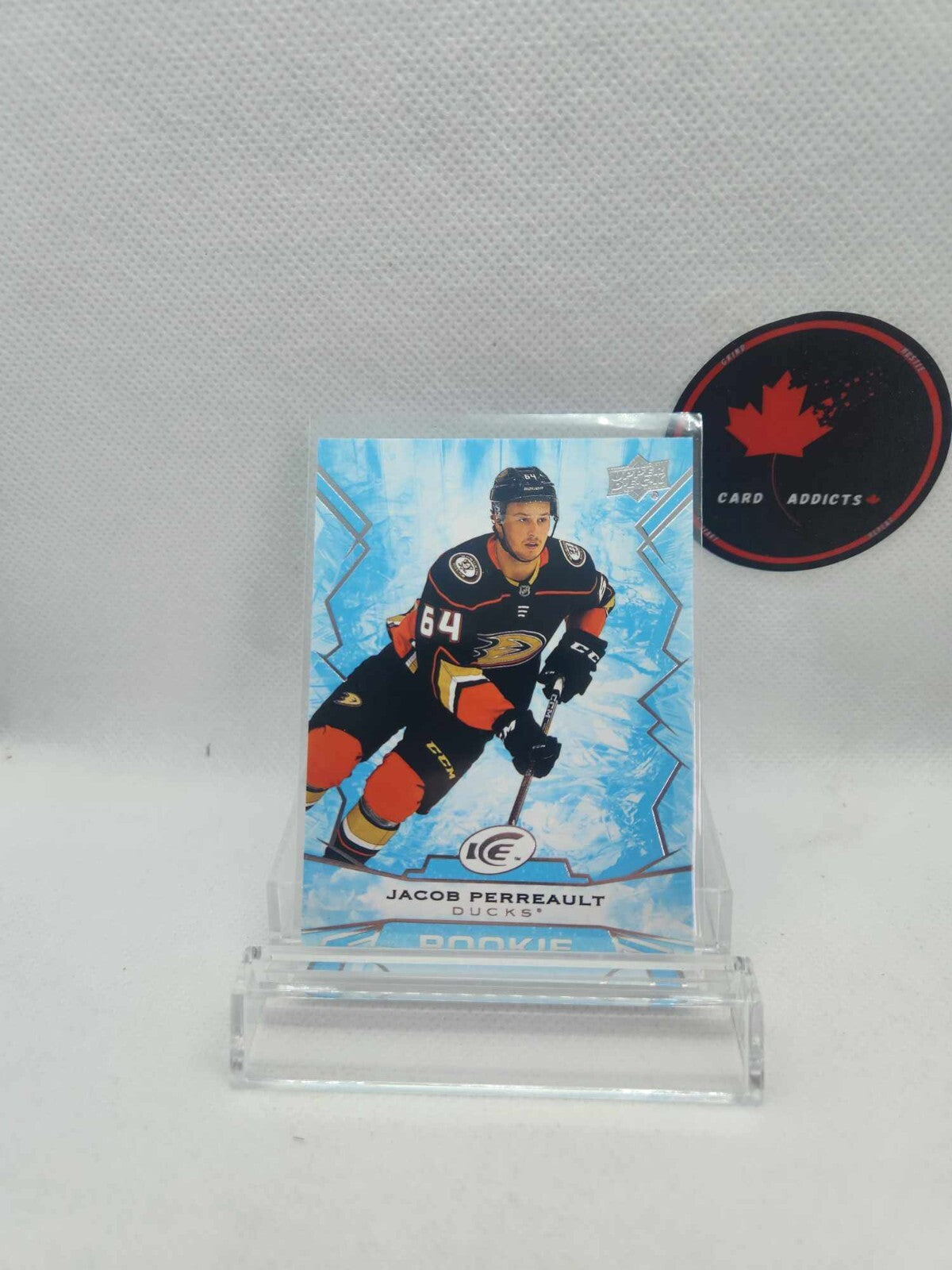 2022-23 Upper Deck Ice Blue Jacob Perreault Rookie Anaheim Ducks #110