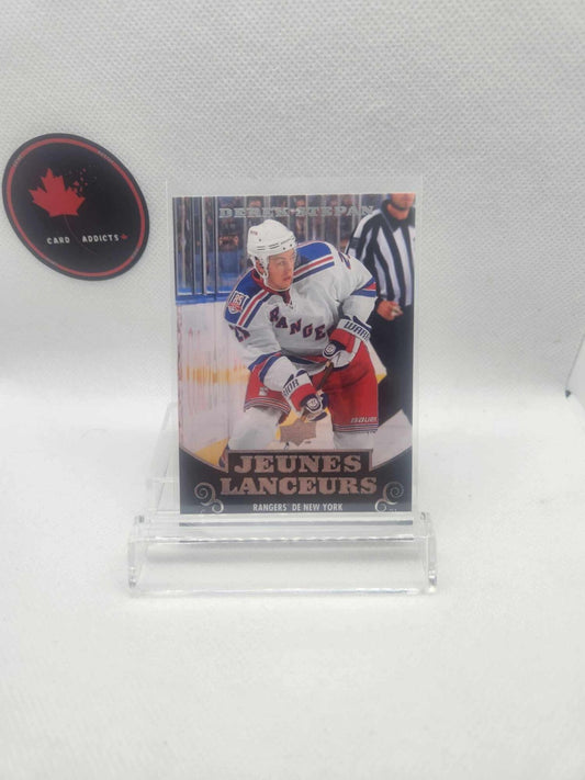 2010-11 Upper Deck Young Guns Jeunes Lanceurs Rookie DEREK STEPAN #238 French