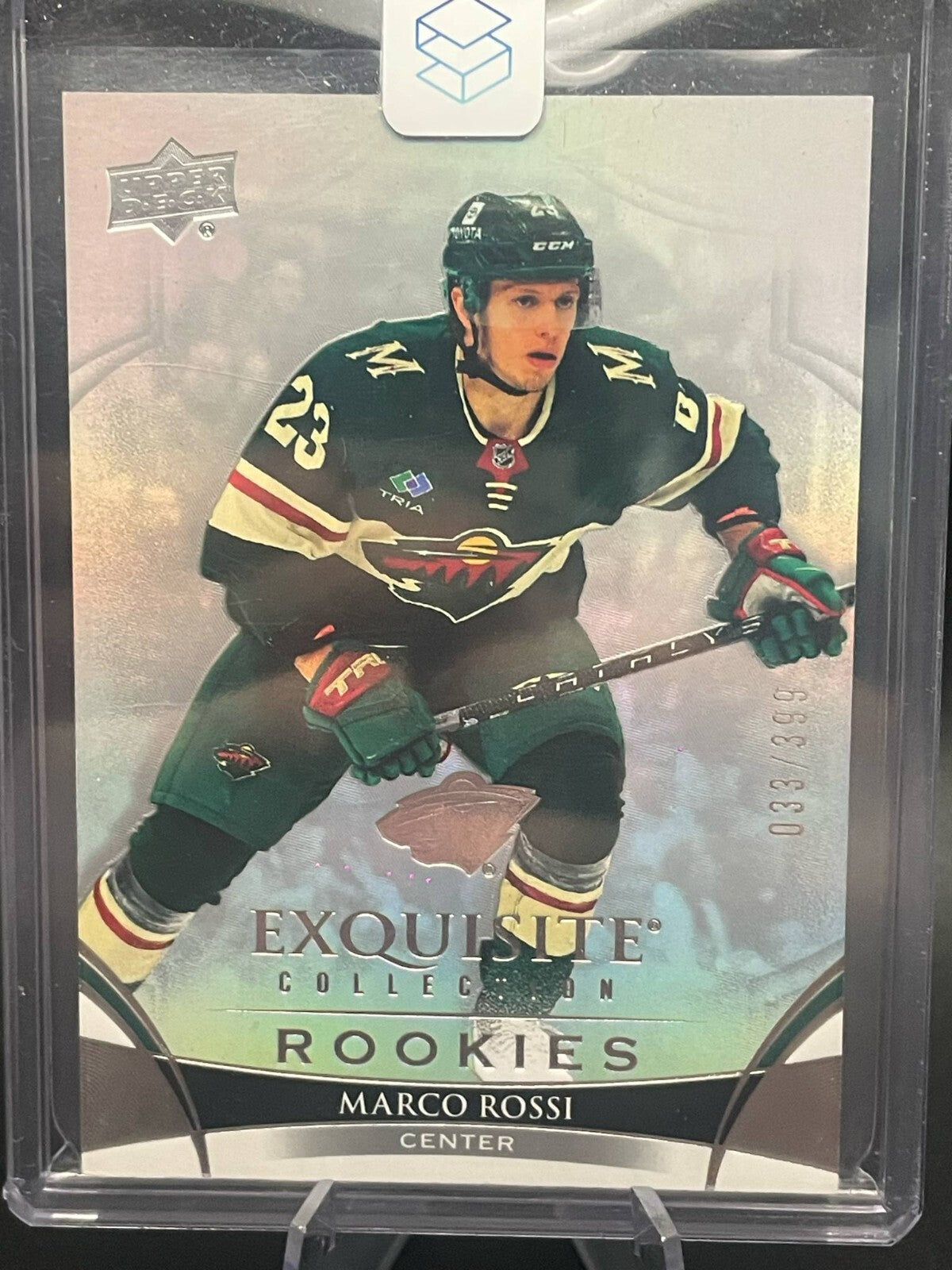 2022-23 Black Diamond Exquisite Collection Rookies Marco Rossi /399 - Wild