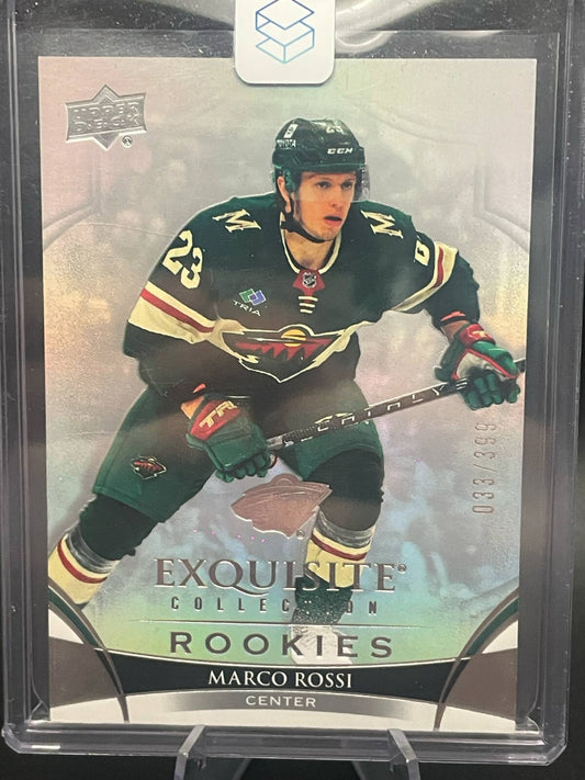 2022-23 Black Diamond Exquisite Collection Rookies Marco Rossi /399 - Wild