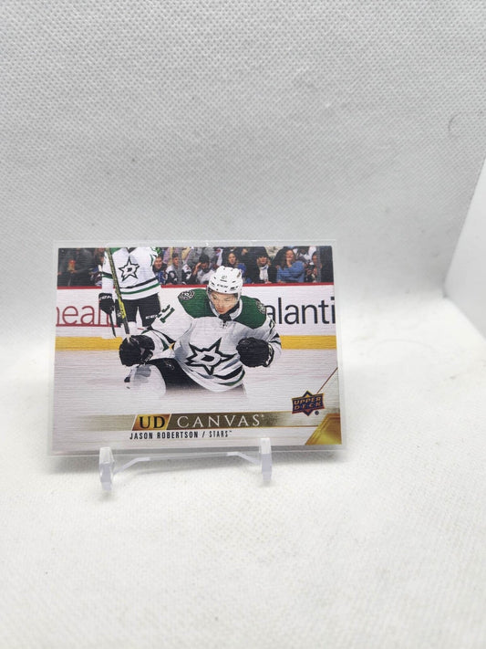 2021-22 Upper Deck Series 1 UD Canvas Jason Robertson - Nm / Mint