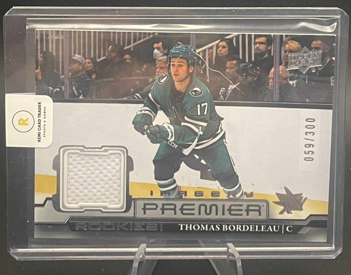 2022-23 Upper Deck Premier Thomas Bordeleau Dynamic Imagery Rookies Jersey #/300