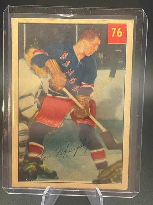 1954-55 Parkhurst Ron Murphy RC #76 New York Rangers