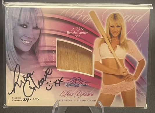 2008 Bench Warmer Lisa Gleave Autograph Auto Bat PhotoShoot 24/25