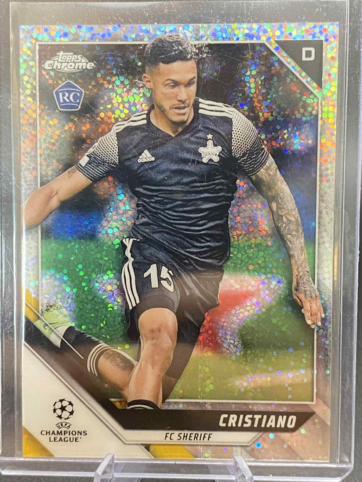 2021-22 Topps Chrome UEFA #120 Cristiano Rookie RC Refractor