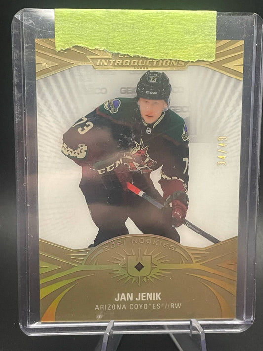 K162,928 - 2021-22 Ultimate Collection Introductions Gold #UI25 Jan Jenik #/49