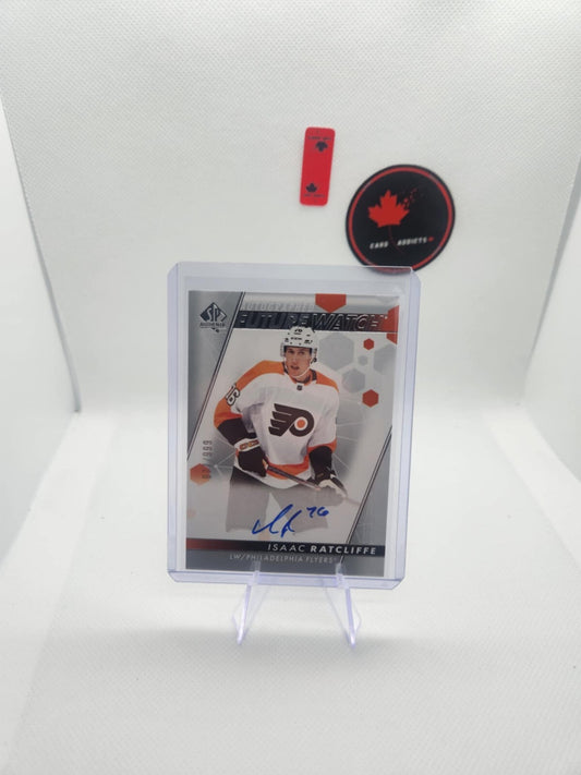 Isaac Ratcliffe Future Watch Car /999 2022-23 Upper Deck SP Authentic Hockey