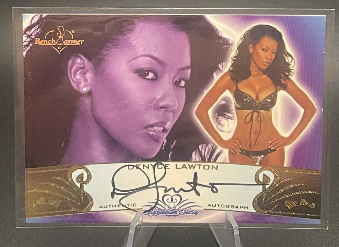 Denyce Lawton #73A 2010 Bench Warmer Signature Autograph Auto