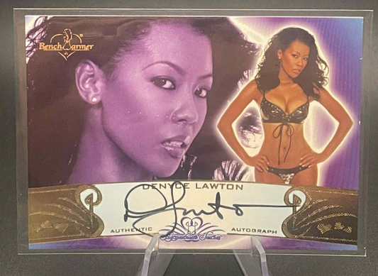 Denyce Lawton #73A 2010 Bench Warmer Signature Autograph Auto