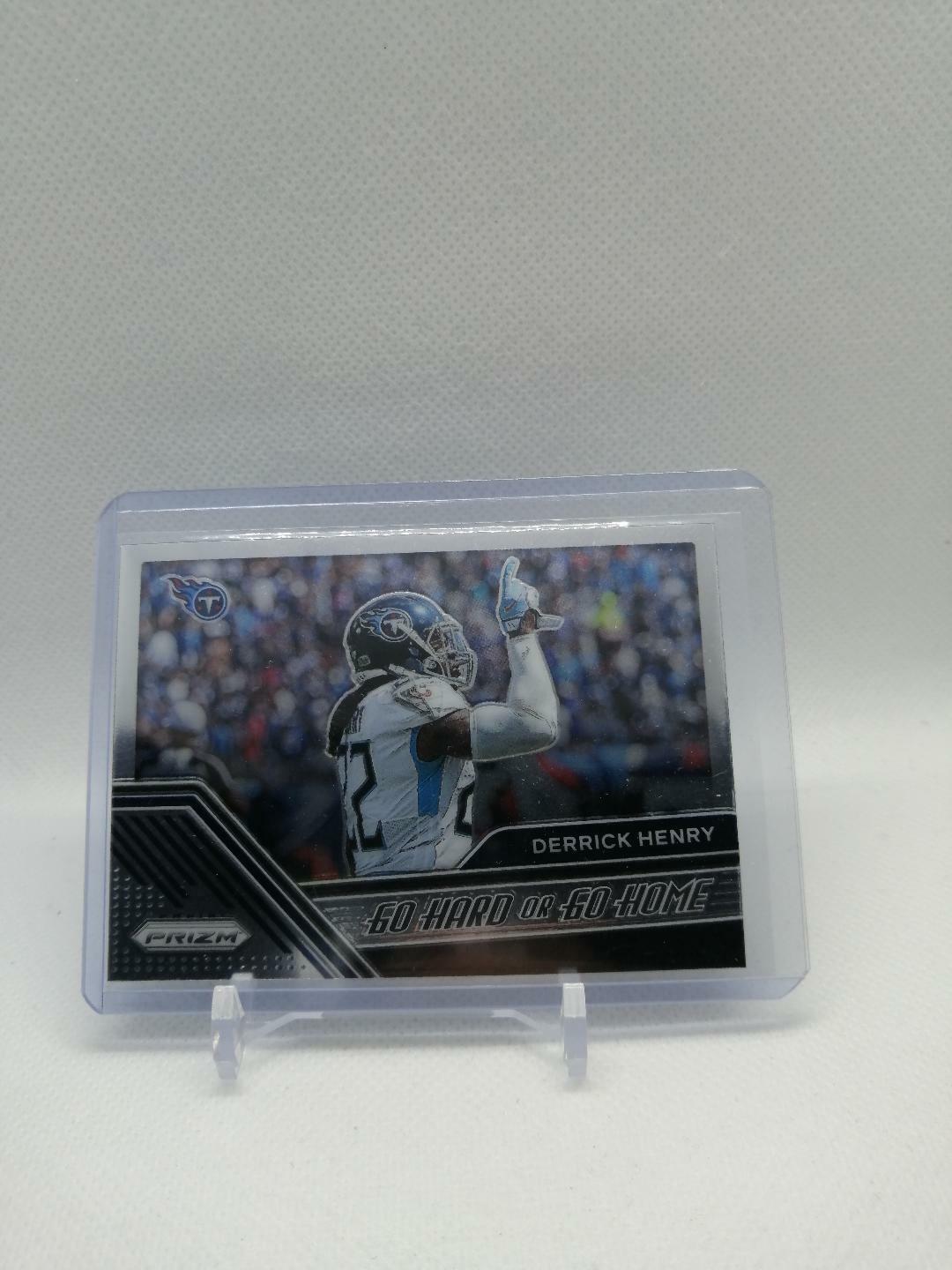 2020 Panini PRIZM Football DERRICK HENRY Go Hard or Go Home Base Insert #5 TITAN