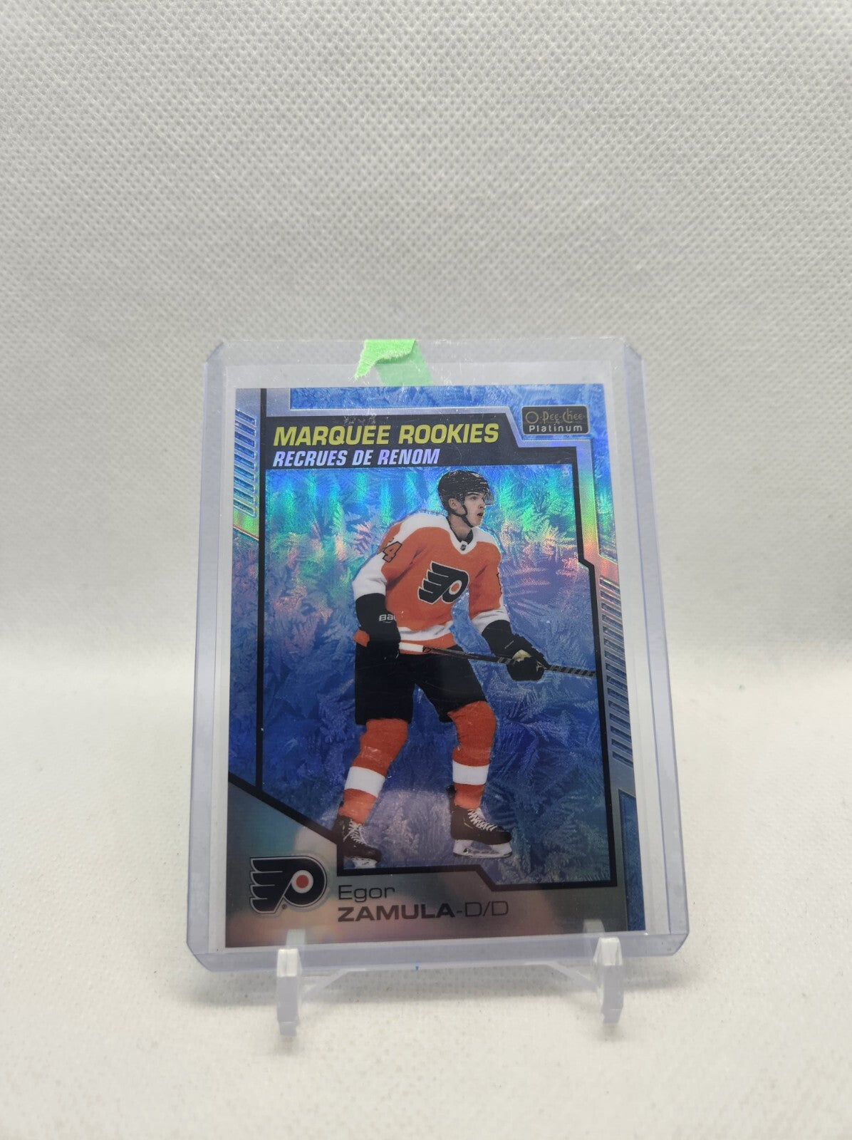 Egor Zamula Marquee Rookies 449/499 Aquamarine 2020-21 O Pee Chee Platinum NHL
