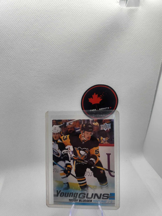 2019-20 Upper Deck Young Guns #231 Teddy Blueger RC