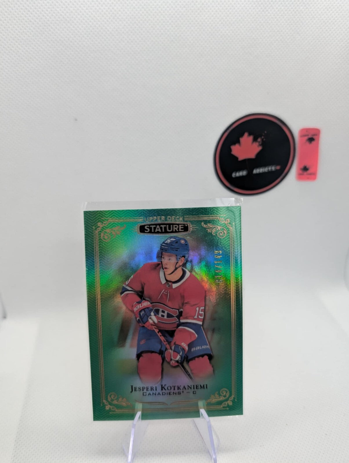 2019-20 Upper Deck Stature Green /149 Jesperi Kotkaniemi #18