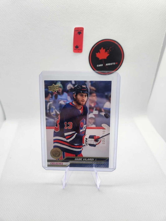Gabe Vilardi 2023-24 Upper Deck Extended Series Base Exclusvies #650 /100