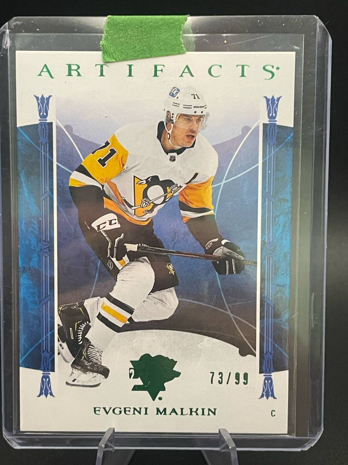 2022-23 Artifacts Emerald #18 Evgeni Malkin /99