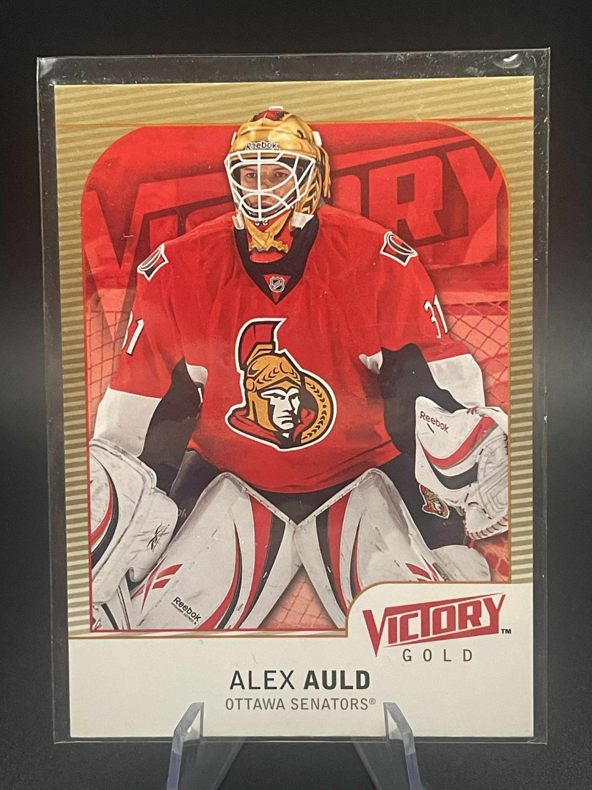 2009-10 Upper Deck Victory Gold Alex Auld REF I