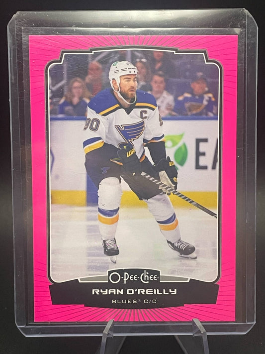 Ryan O'Reilly 2022-23 O-Pee-Chee Neon Pink Border /75 #133 St. Louis Blues