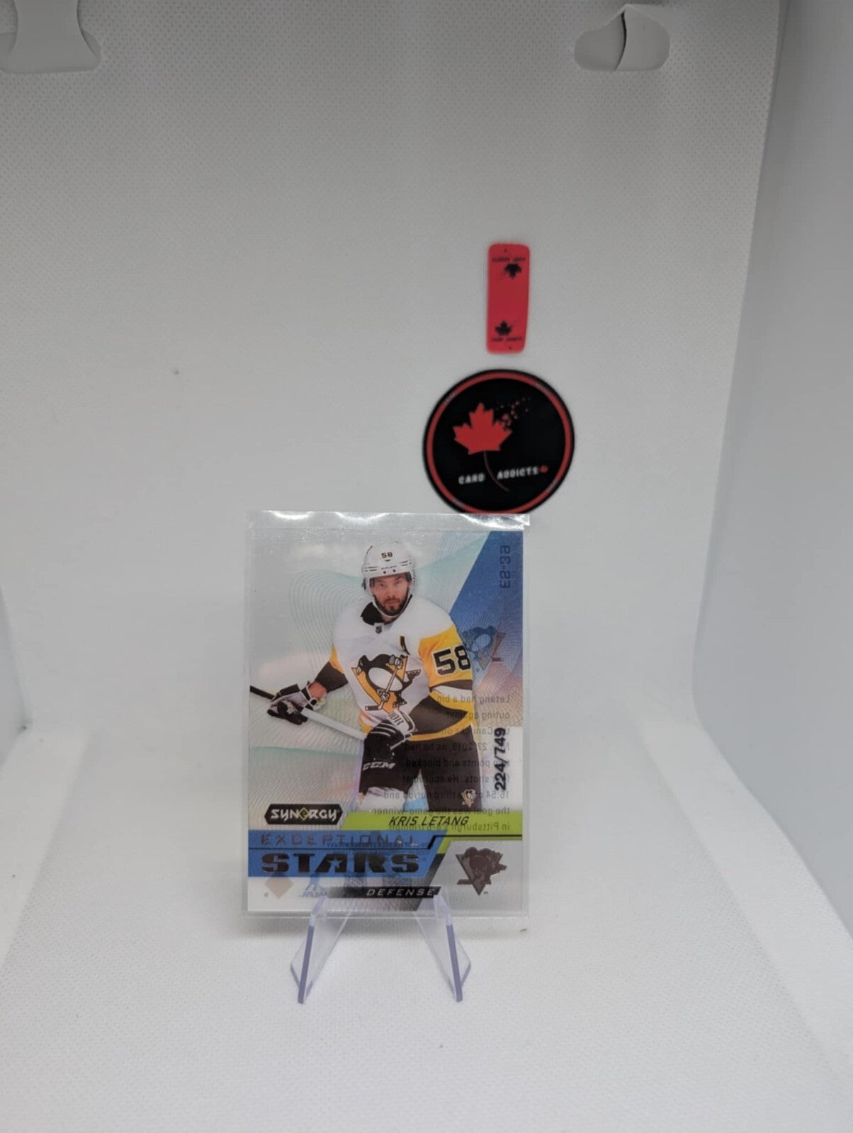 2020-21 Upper Deck Synergy KRIS LETANG Exceptional Stars /749