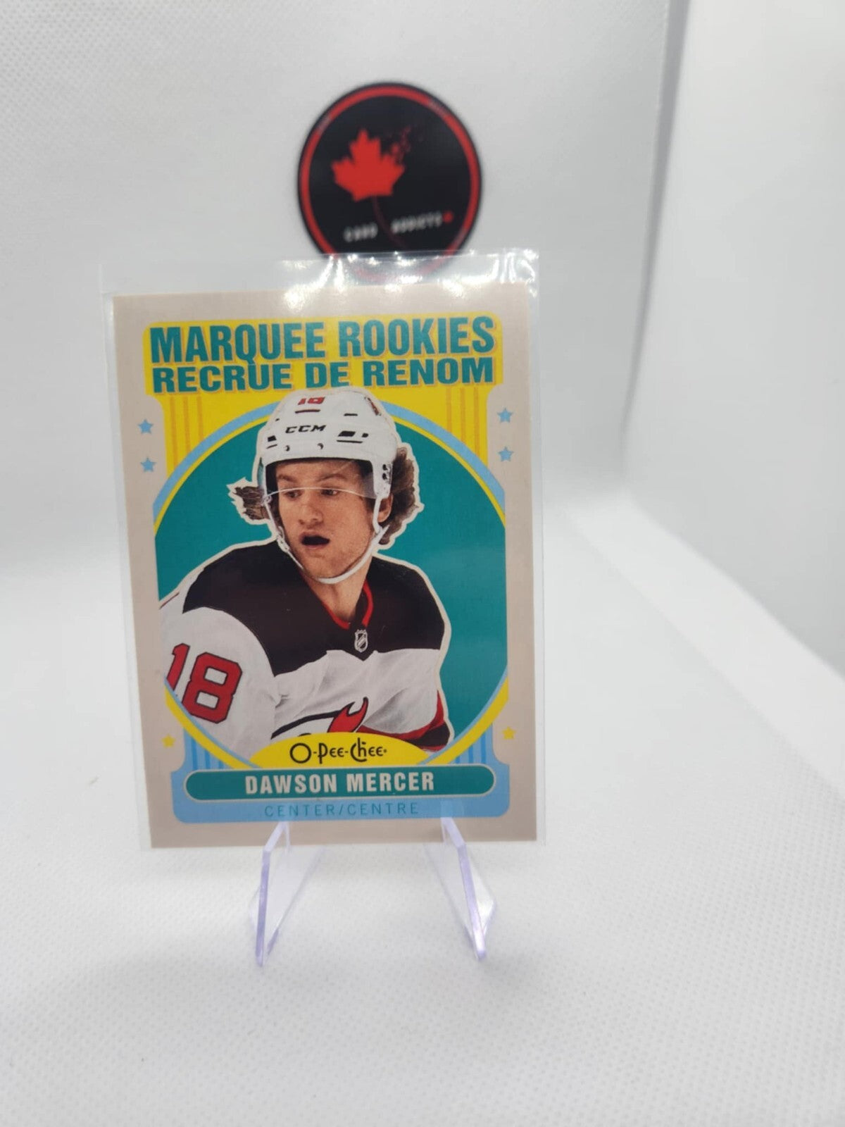 2021-22 Upper Deck Series 2 OPC Update Retro #618 Marquee Rookies Dawson Mercer