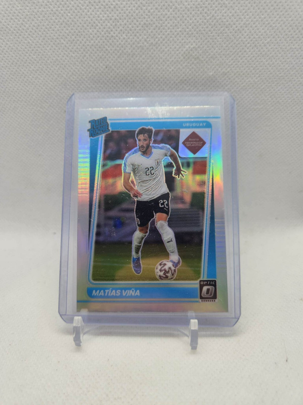 Matias Vina Rated Rookie 2021 Optic Silver Holo Prizm #196