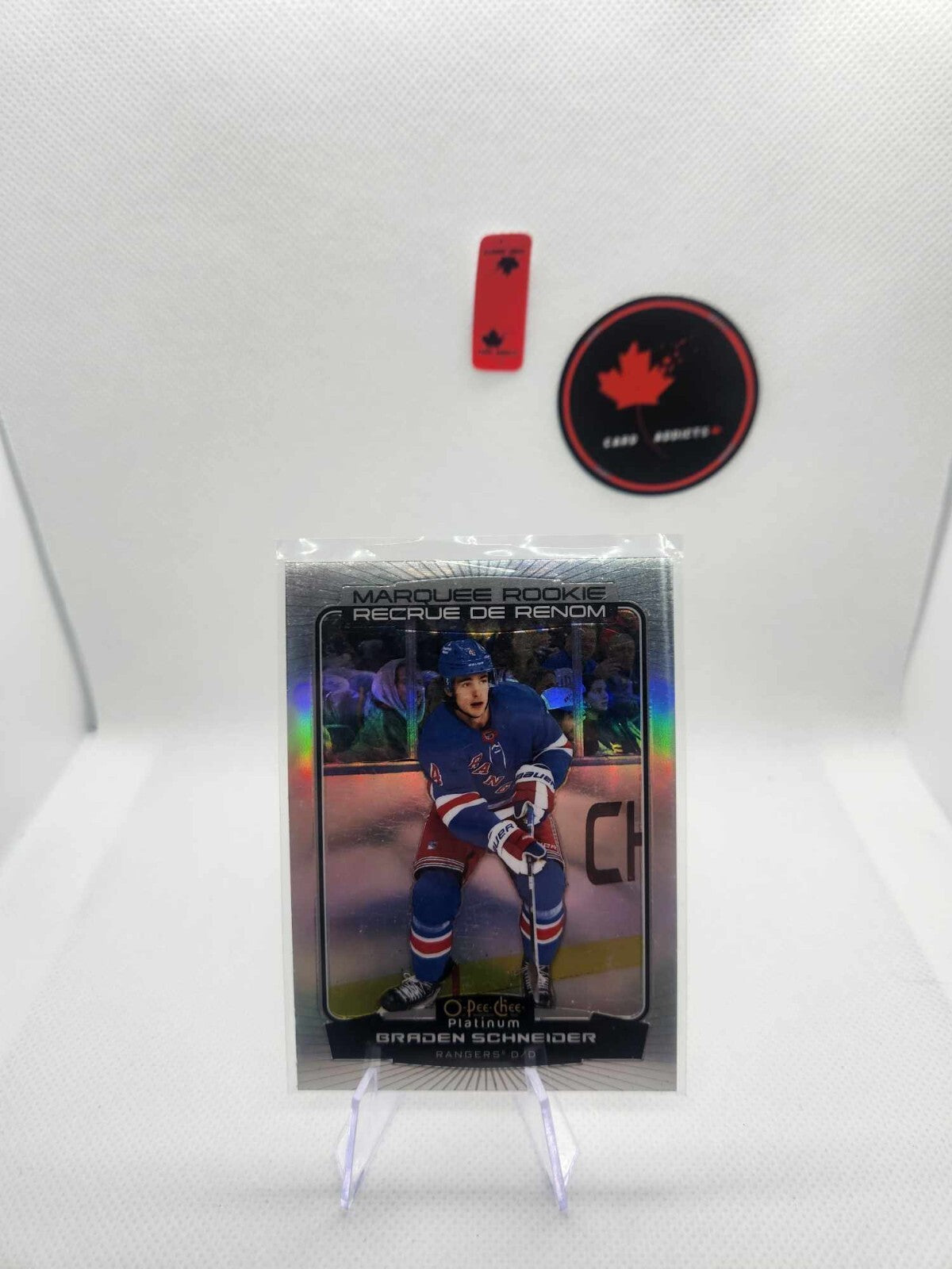2022 O-Pee-Chee Platinum Marquee Rookies Rainbow Braden Schneider #212 Rookie RC
