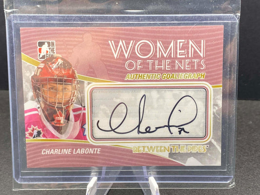 10/11 ITG BETWEEN THE PIPES CHARLINE LABONTE WOMEN OF THE NETS AUTOGRAPH CANADA