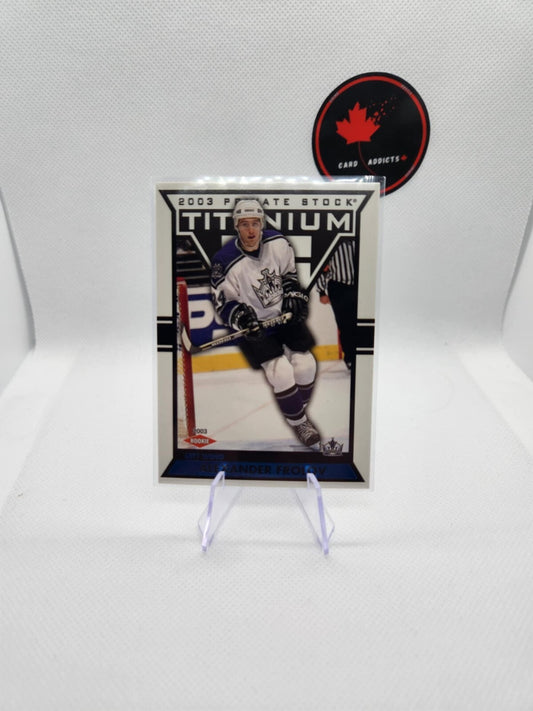 2002-03 Pacific Private Stock Titanium BLUE Alexander Frolov /450 Los Angeles