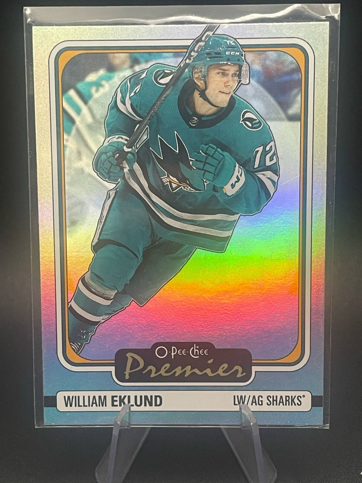 2024-25 O-Pee-Chee Premier #P-13 William Eklund Rainbow