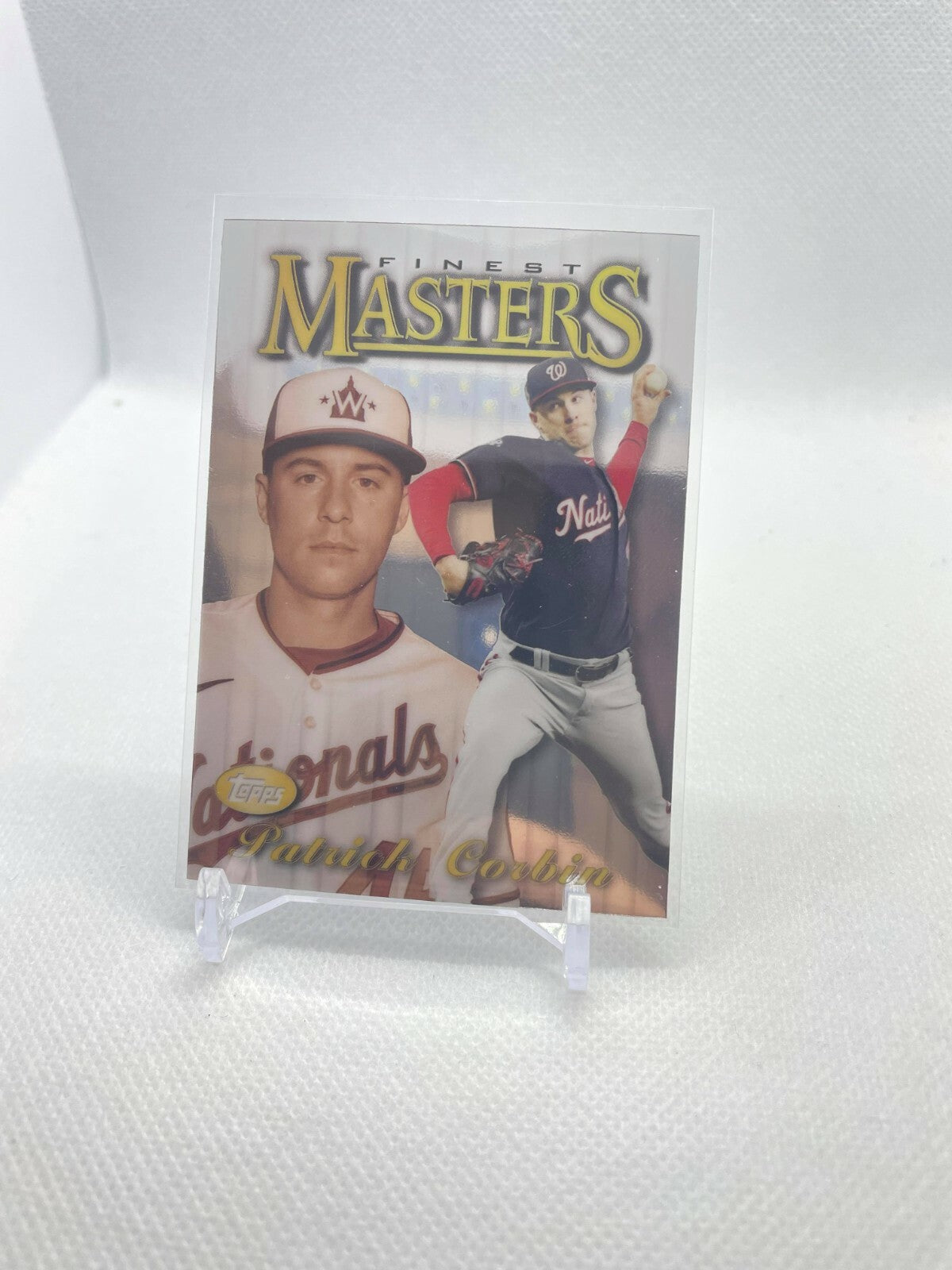 2021 TOPPS FINEST Patrick Corbin Finest Masters 97FM-PC Washington Nationals