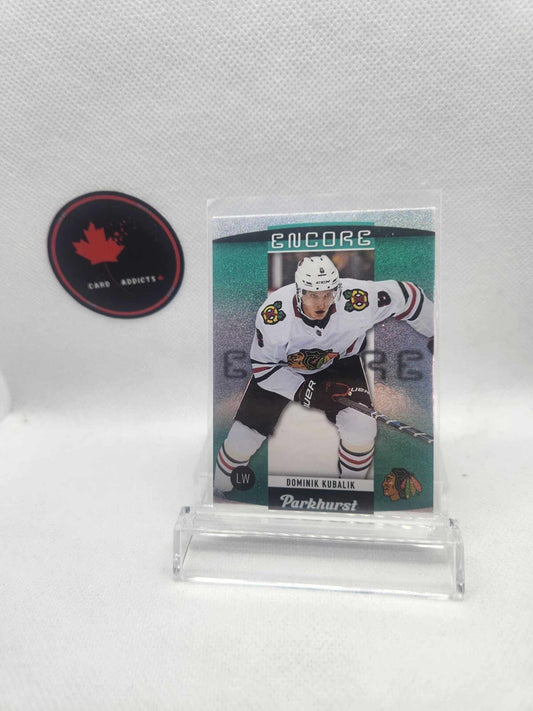 2020 Parkhurst Dominik Kubalik Encore #E-5 Chicago Blackhawks