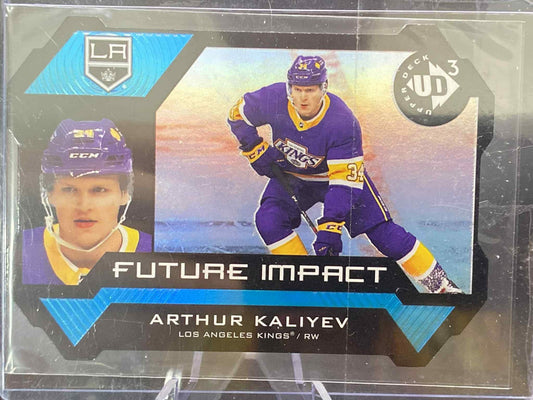 2020-21 UD3 FUTURE IMPACT DIE CUT ARTHUR KALIYEV /1000