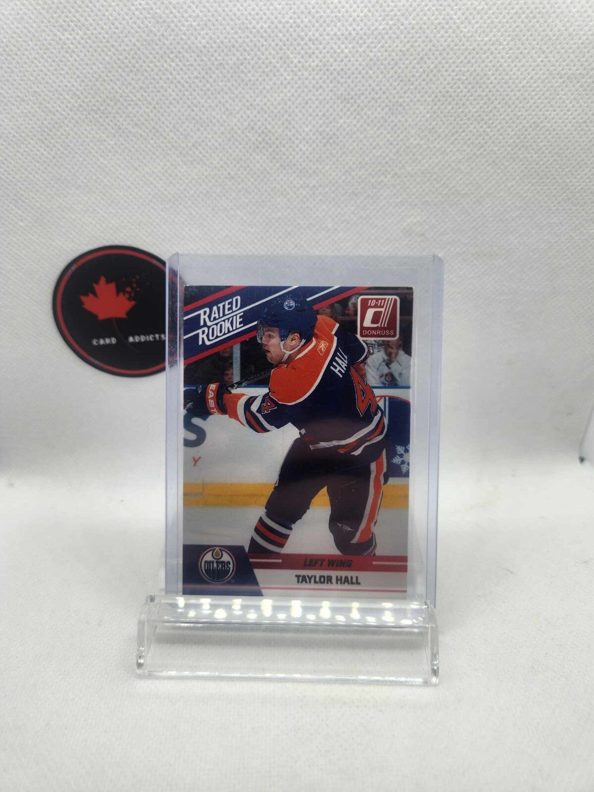 2010-11 Panini Donruss TAYLOR HALL Rated Rookie RC Edmonton Oilers #288 Hockey