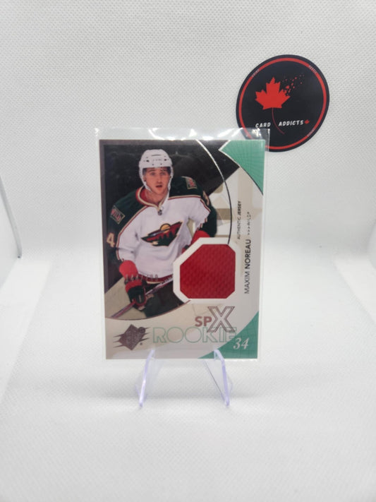 2010-11 SPx Wild Hockey Card #160 Maxim Noreau JSY RC /799