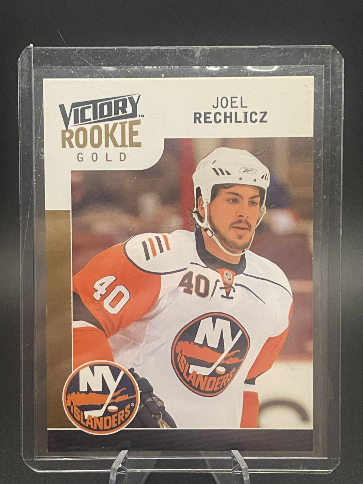 2009-10 Upper Deck Victory Joel Rechlicz Gold RC #239 REF I