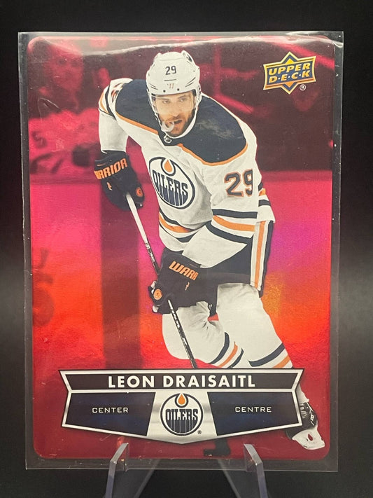 Upper Deck Tim Hortons 21/22 Red Die Cut. Leon Draisaitl