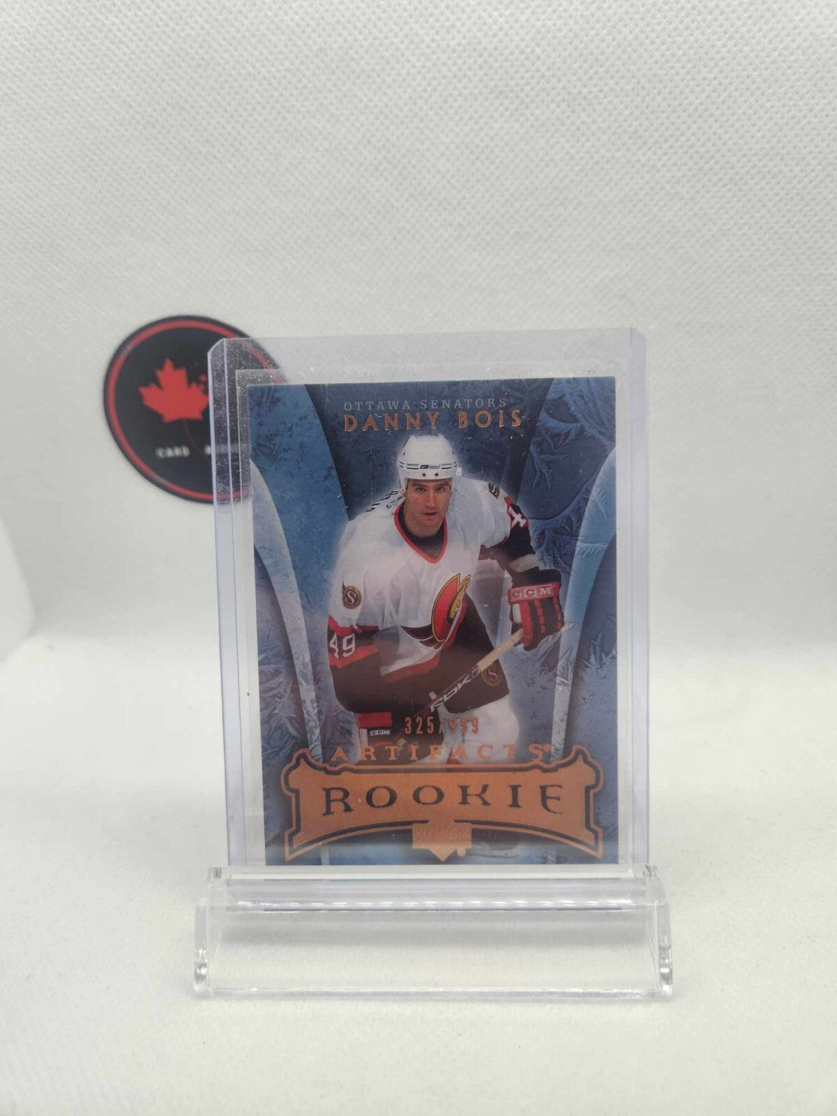 2007-08 Artifacts Senators Hockey Card #194 Danny Bois Rookie /999