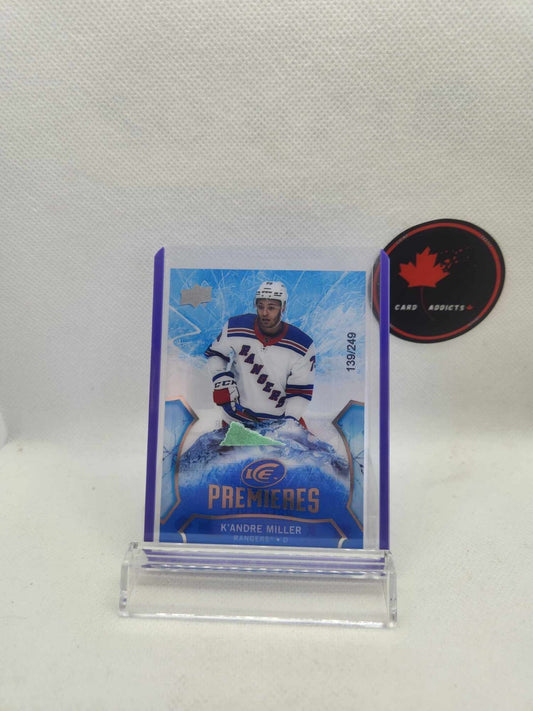 K'Andre Miller 2020 UD Ice Premieres /249 #182 New York Rangers