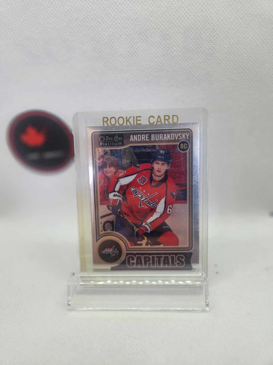 Andre Burakovsky 14-15 O-Pee-Chee OPC Platinum Rookie RC 163 Washington Capitals
