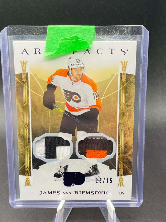2022-23 Upper Deck Artifacts Stars /15 James van Riemsdyk Patch 3 CLRS
