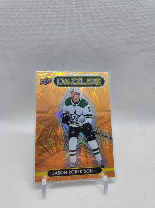 2021-22 UPPER DECK DAZZLERS GOLD JASON ROBERTSON DALLAS STARS #DZ-16  (ref Sm)