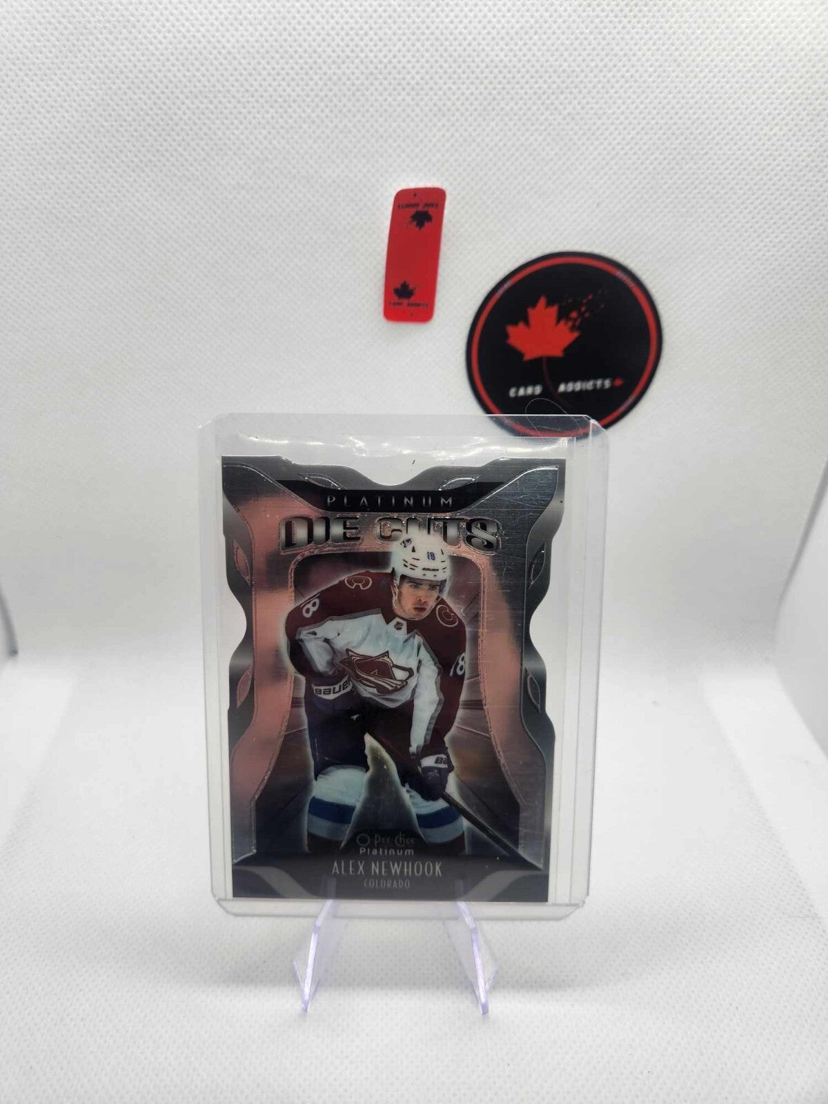 2021 O-Pee-Chee Platinum Die Cuts Alex Newhook Rookie