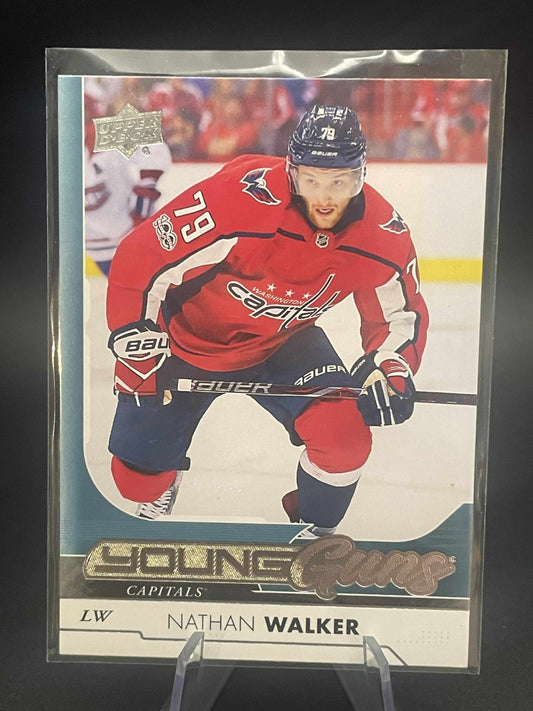 2017-18 Upper Deck Young Guns Nathan Walker Rookie Washington Capitals #223