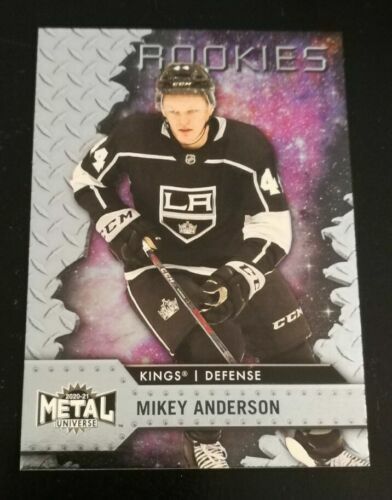 2020-21 Skybox Metal Universe Hockey Mikey Anderson Rookies RC #113 LA Kings